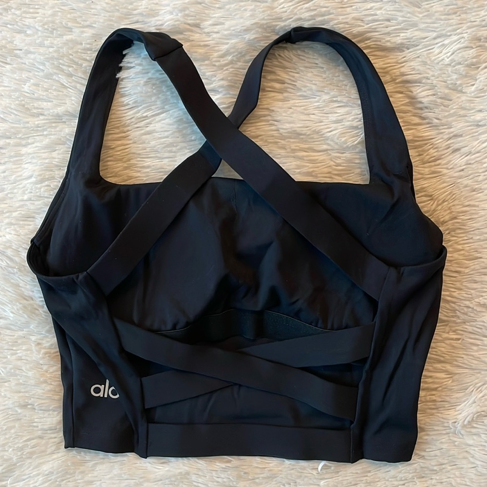 Alo Bra crop Tank Large - Picture 2 of 5